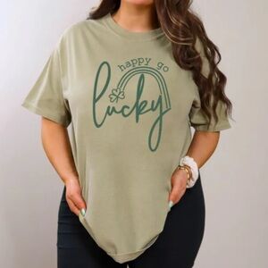 🍀BRAND NEW - Happy Go Lucky T-Shirt - size 5XL🍀